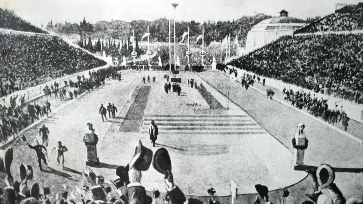 Современные Олимпийские игры — стадион и спортсмены