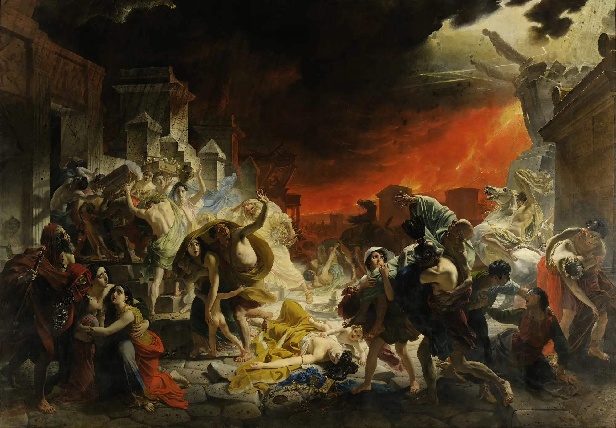 Erupția Vezuviului și orașul antic Pompei